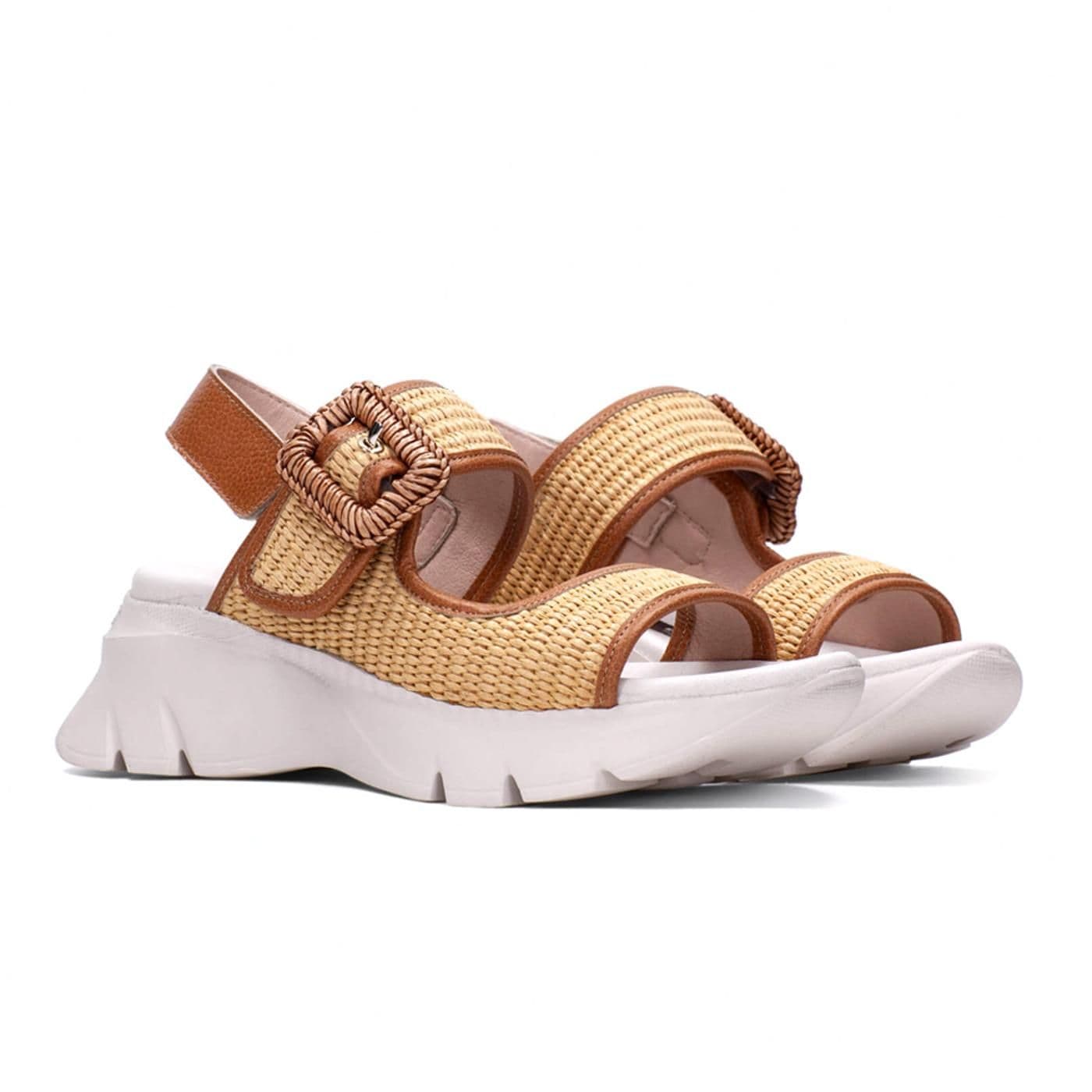 SANDALIA DAKAR latte/black - image