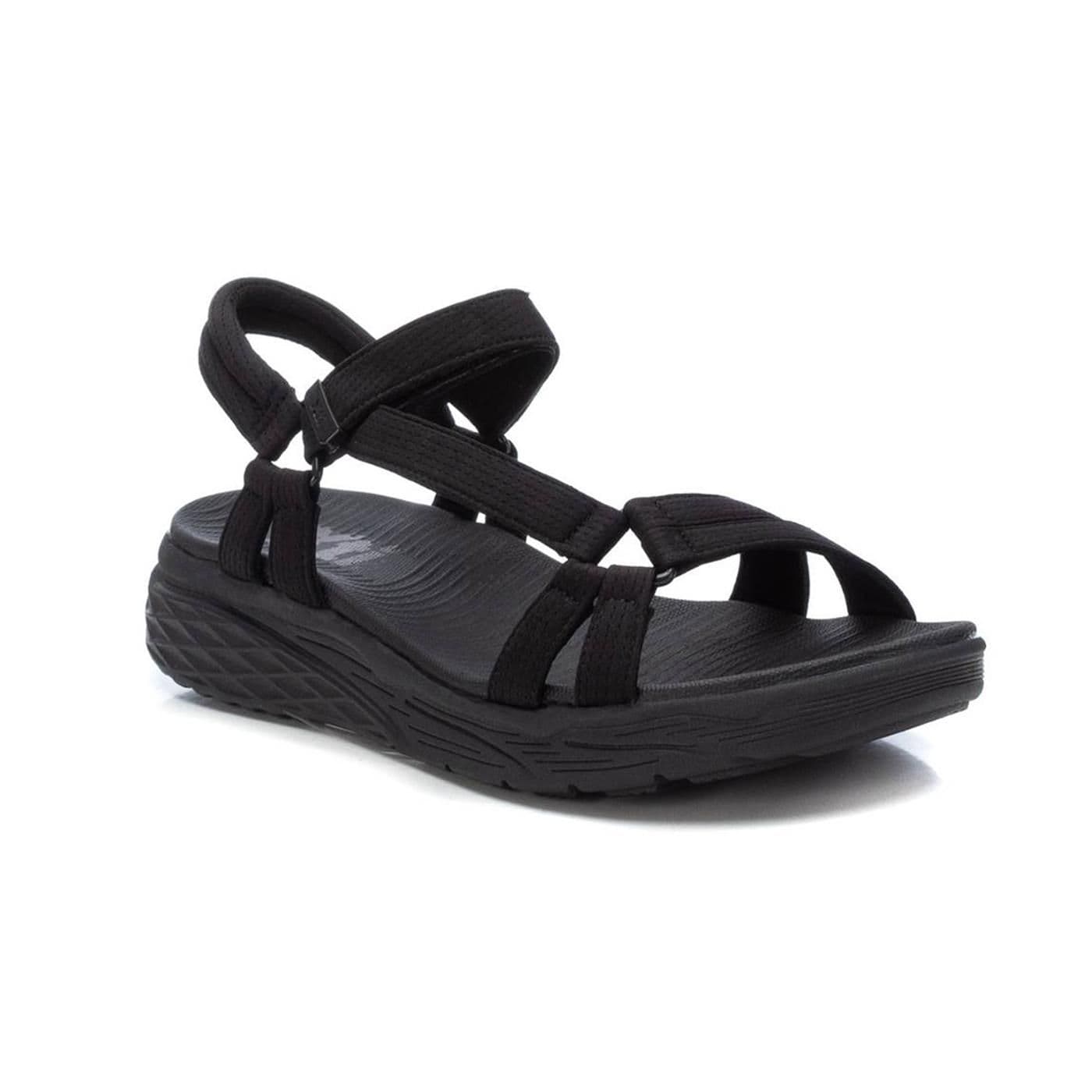 141203 SANDALIA SRA TEXTIL NEGRO negro - image