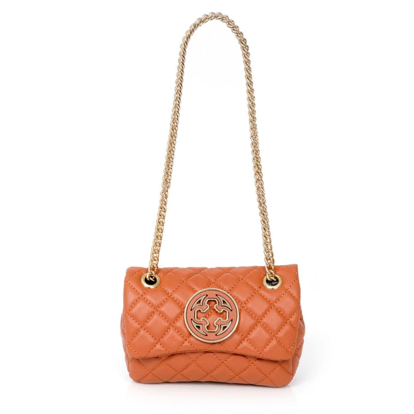 BOLSO 4601866 napa veluto bagcamel / banho ouro claro escovado - image