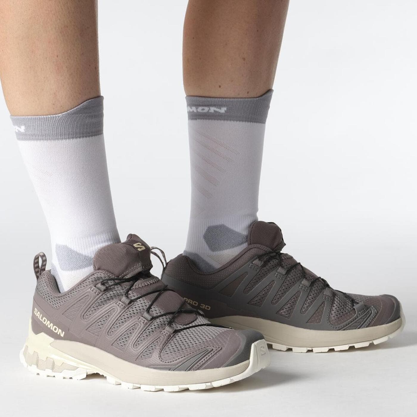 XA PRO 3D V9 plum kitten/oxford tan/tender peach - image