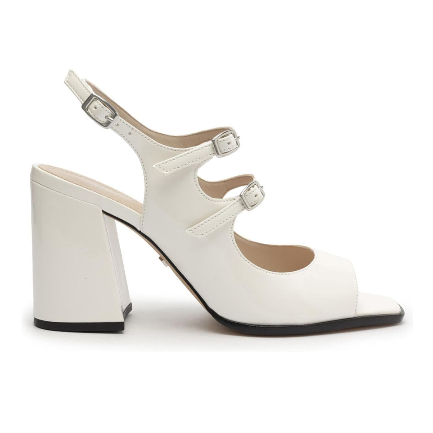 Sandalia tacon A1192300070001U x267l - white salt image.