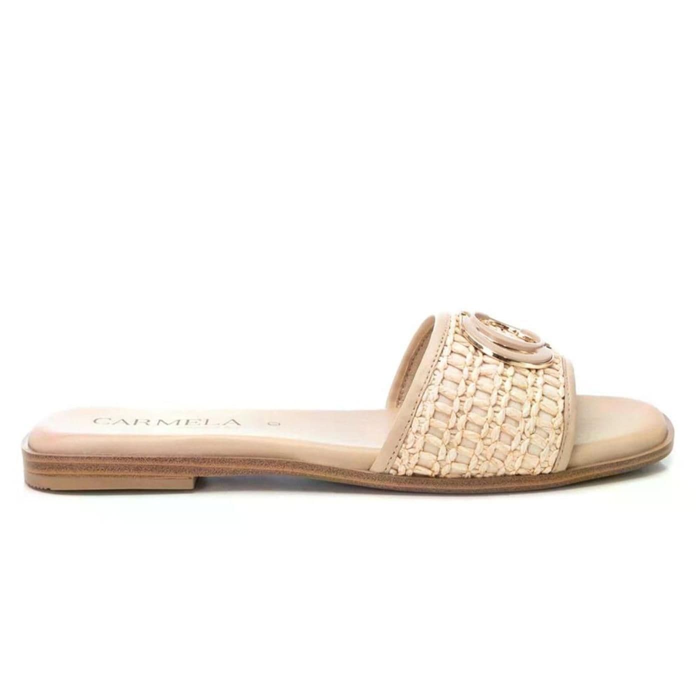 SANDALIA DE PIEL 162193 camel