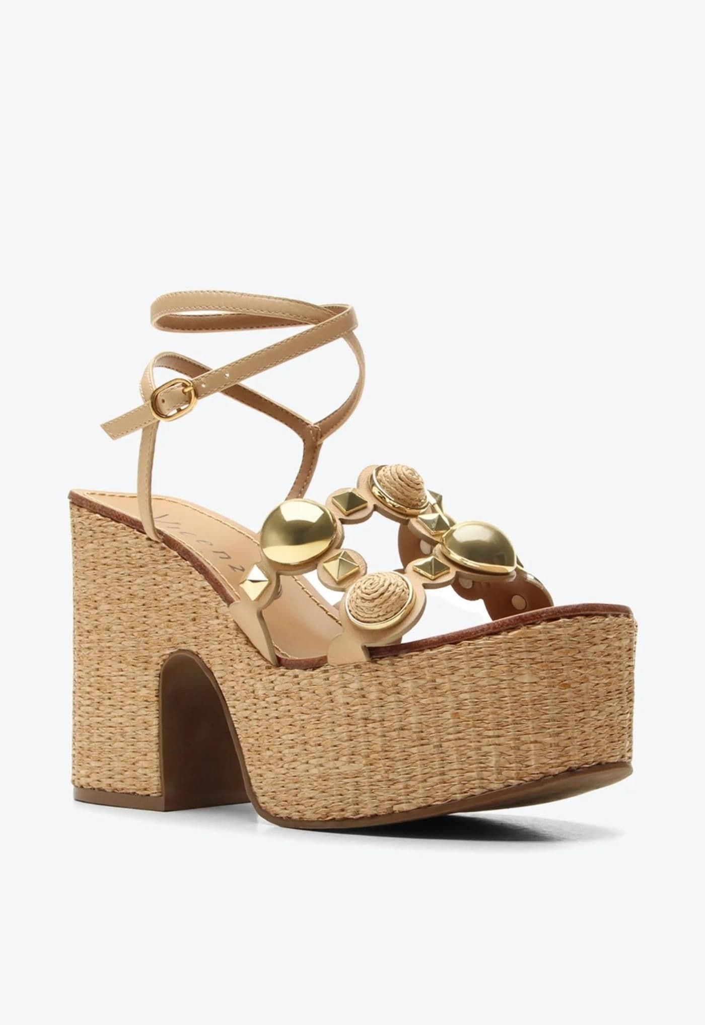 Sandalia Taya de plataforma P1204000060002 x1kn9 - trigo - image