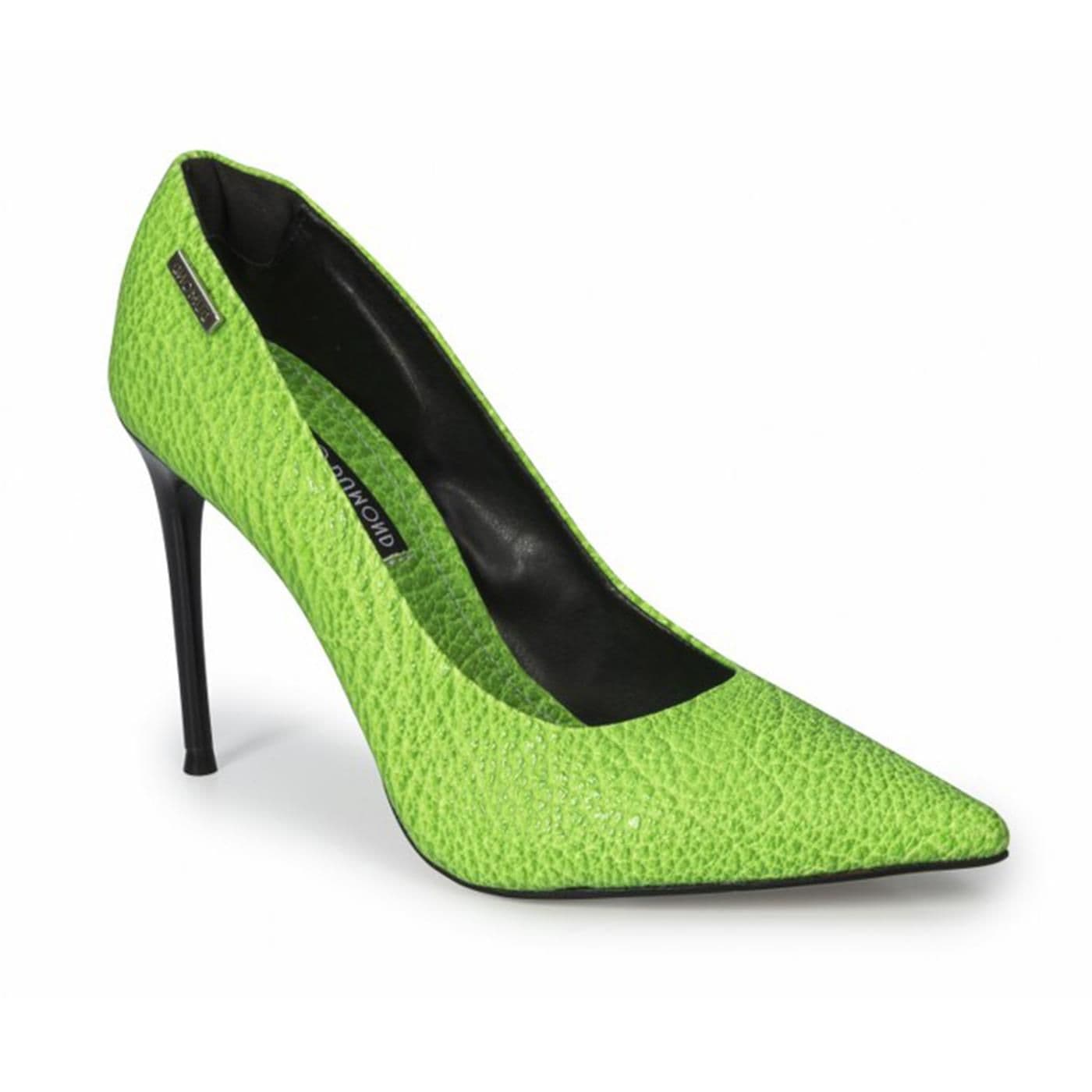 4117563-10  ZAPATO CERRADO TACON verde eletric image.