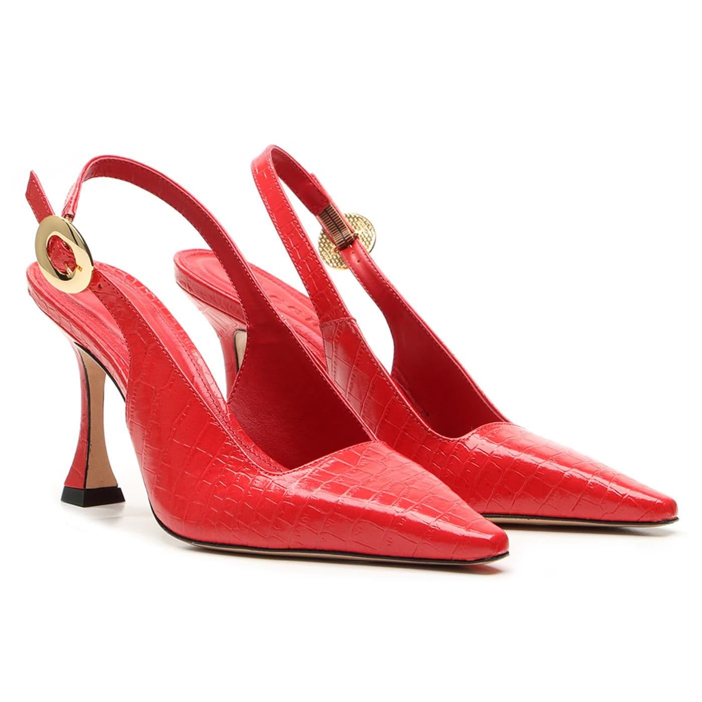 PEQUIM 1426030-2 matte crocodylus pu strawberry - image