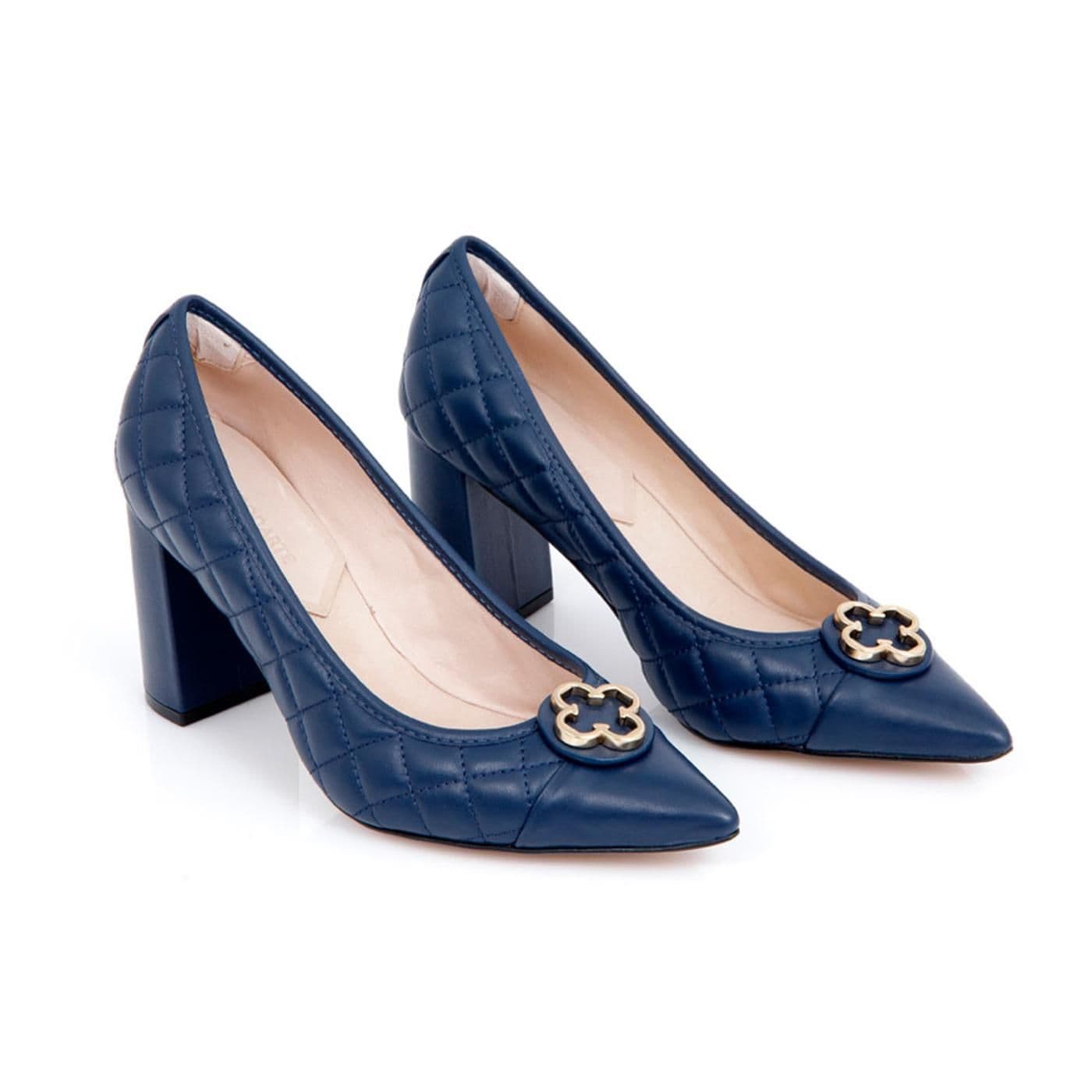 ZAPATO CERRADO 4018825 mestiço satinato marinho azurro - image