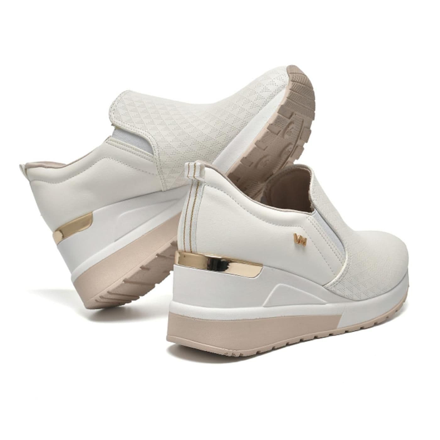 ZAPATILLA 046-002-12 milk/milk/dourado - image