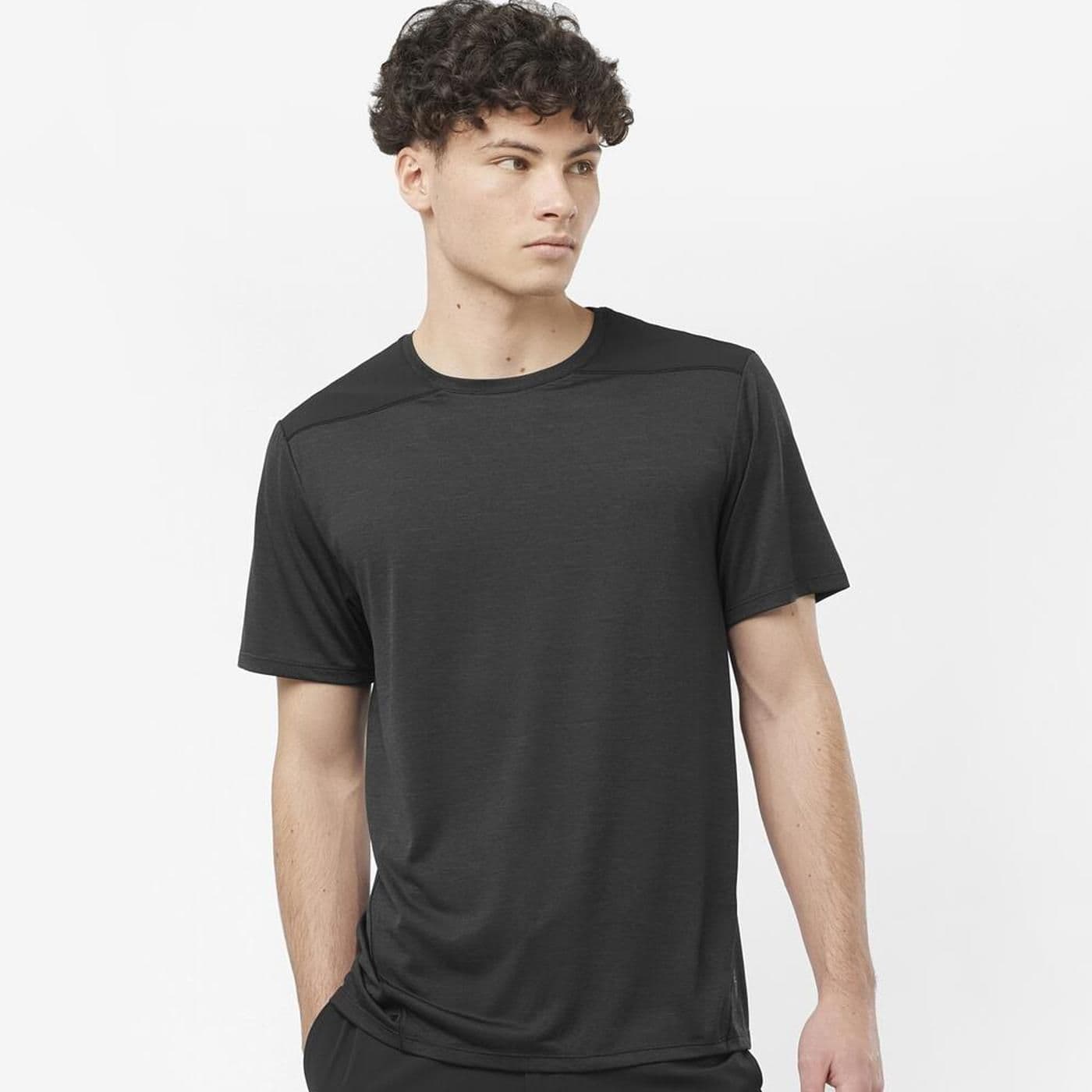 OUTLINE SS TEE deep black/deep black - image