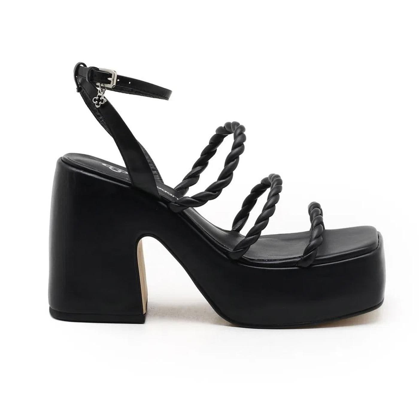 4017161-6 SANDALIA PLATAFORMA preto - image
