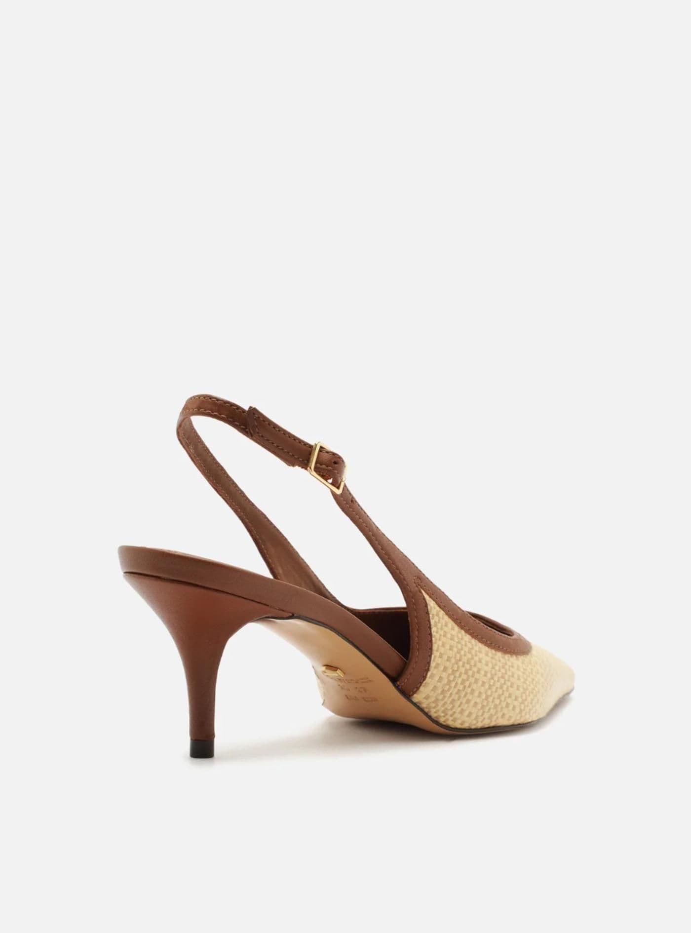 Scarpin Fivela x2srb - warm caramel/natural - image