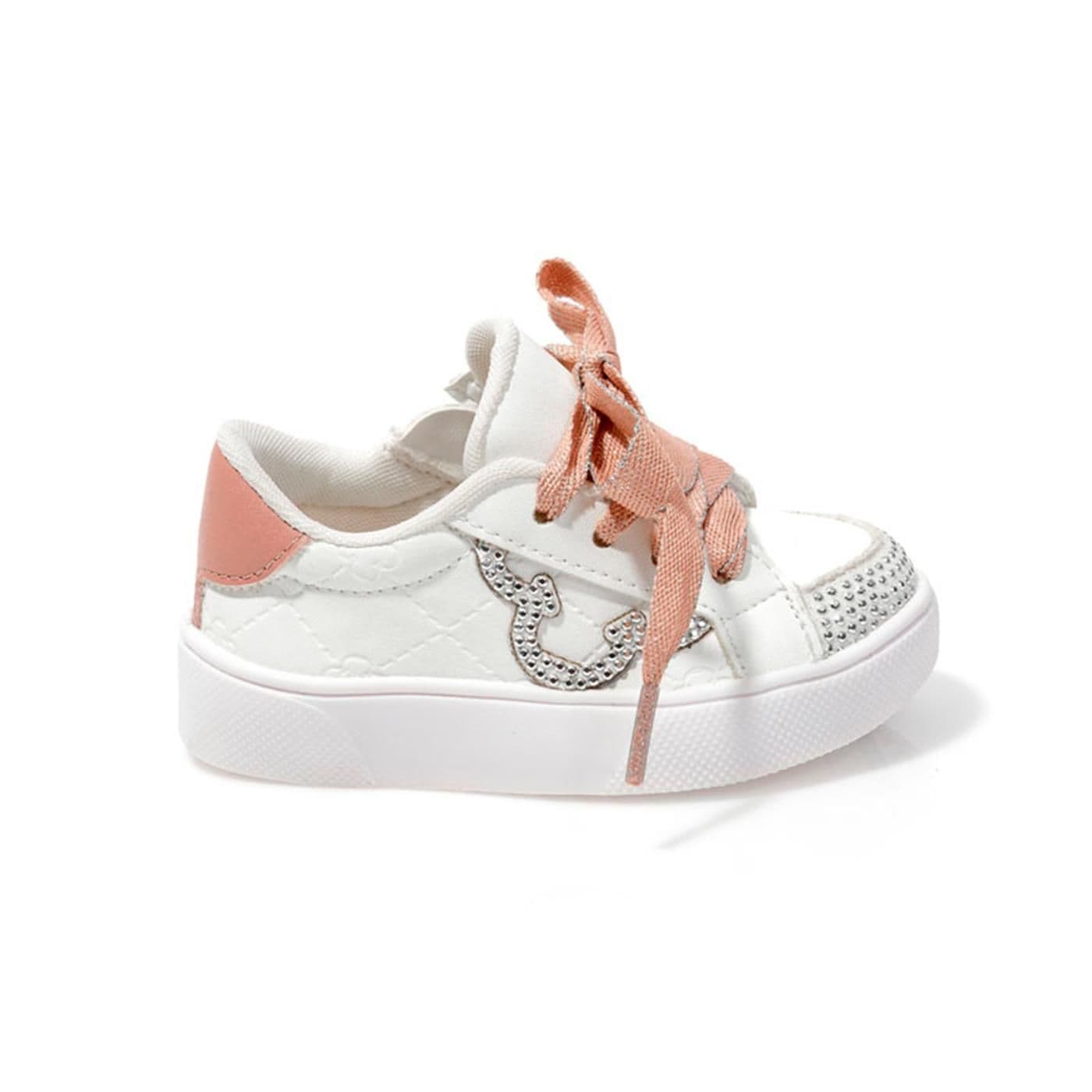 ZAPATILLA 8000693 antique rose (petala) / hotfix sextavado 2mm - starfix st-100 silver