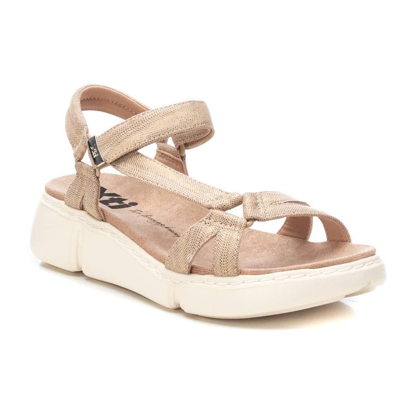 SANDALIA PAPETE 142318 tex.beige - image