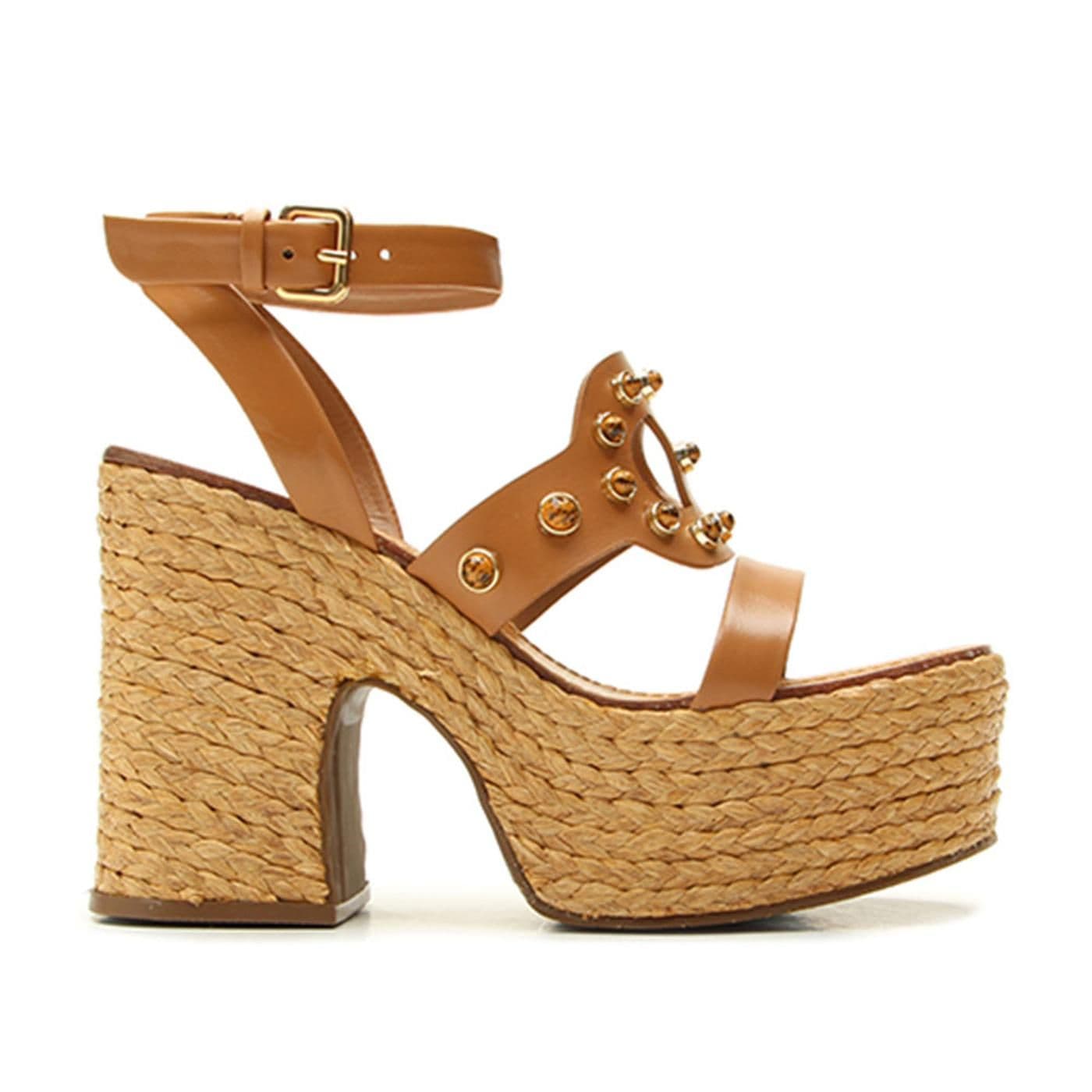 Sandalia de plataforma Piel P1207200010002 xd54 - coconut image.