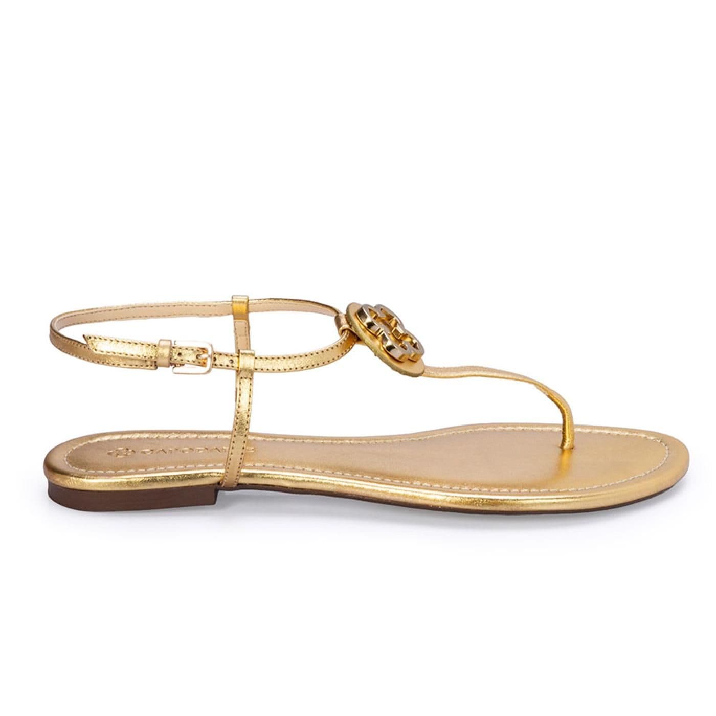 SANDALIA 4015672 mestiço metalizado ouro