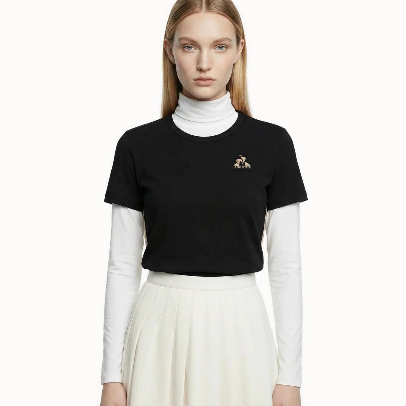 NOEL SP Tee SS N°1 W black/safari image.