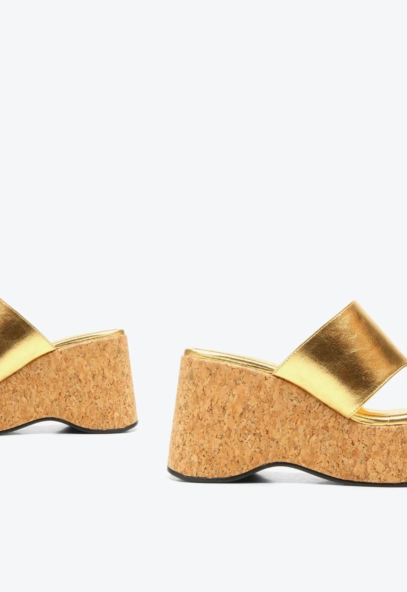 Sandalia de plataforma Piel P1008100300001 xbw - gold - image