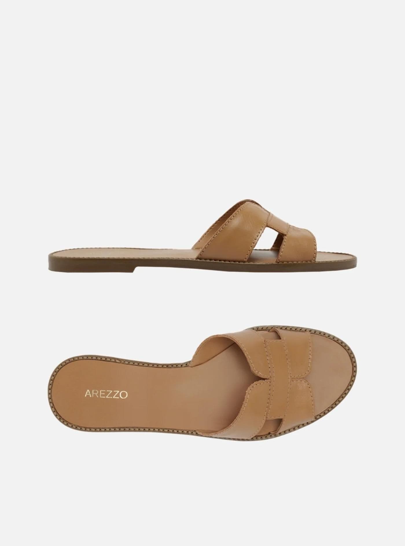 Sandalia Piel x1qcy - melado - image