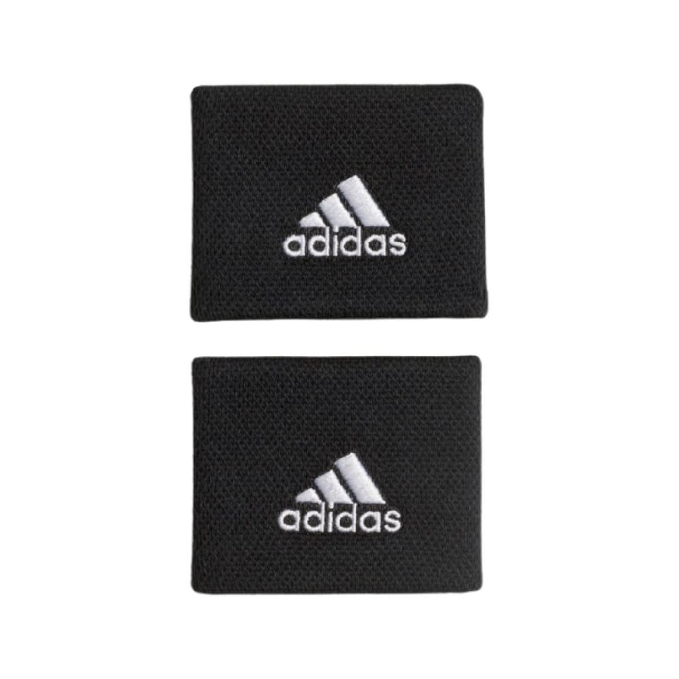 MUÑEQUERA PEQUEÑA ADIDAS TENNIS NEGRO BLANCO  image.
