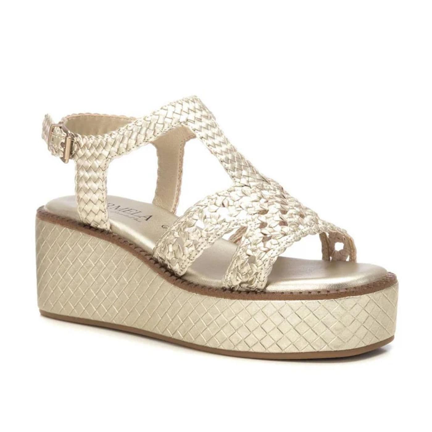 BAILARINA DE PIEL 162231 oro - image