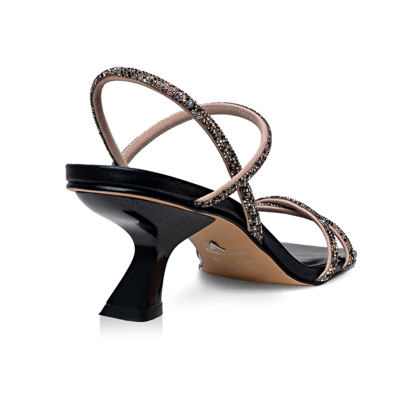 Sandalia de Tacon 681011 strass estelar/mestiço black - image