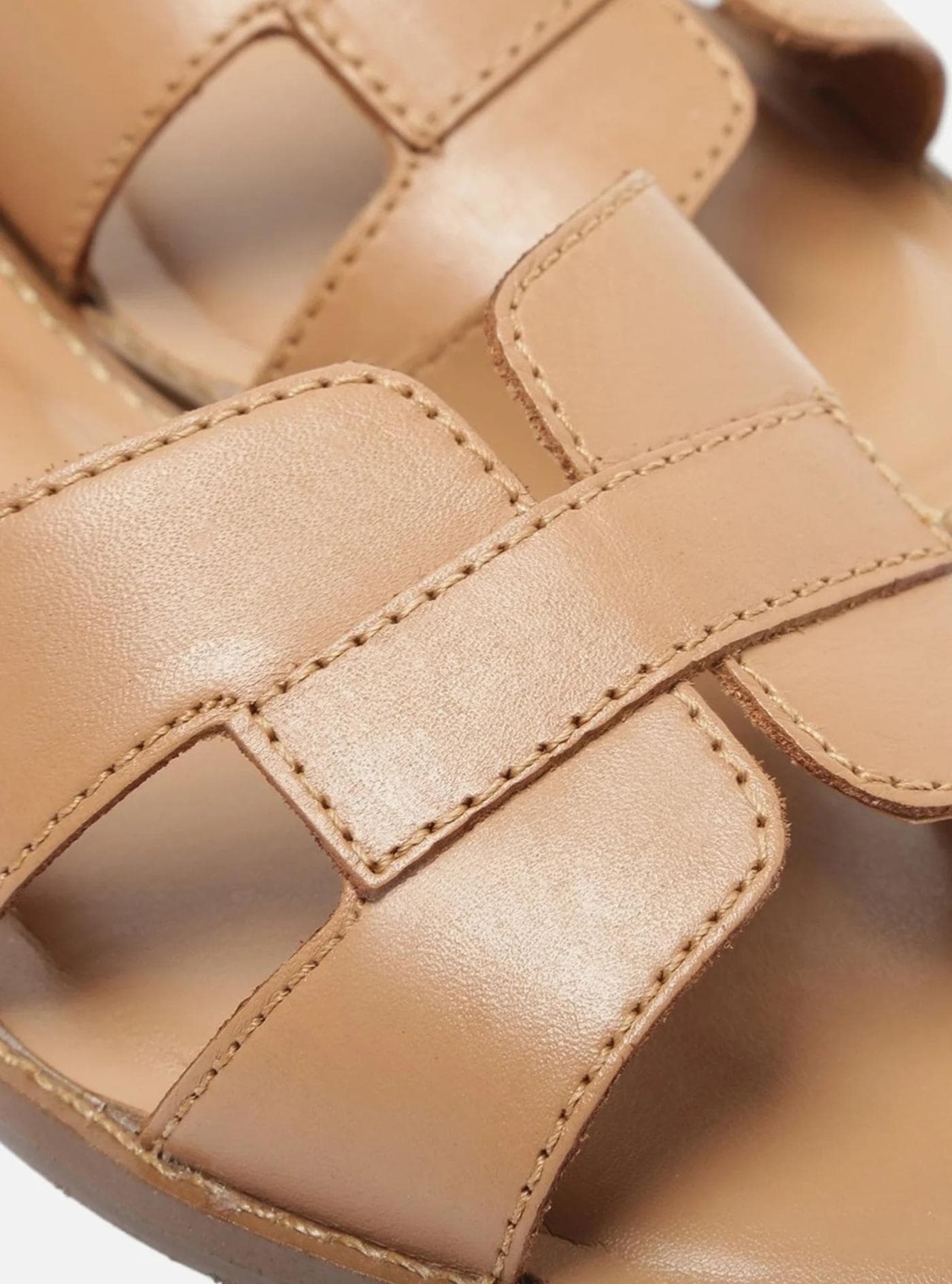 Sandalia Piel x1qcy - melado - image