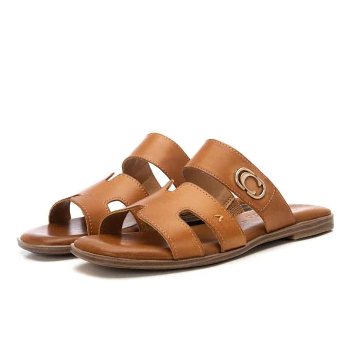 SANDALIA DE PIEL 162364 camel - image