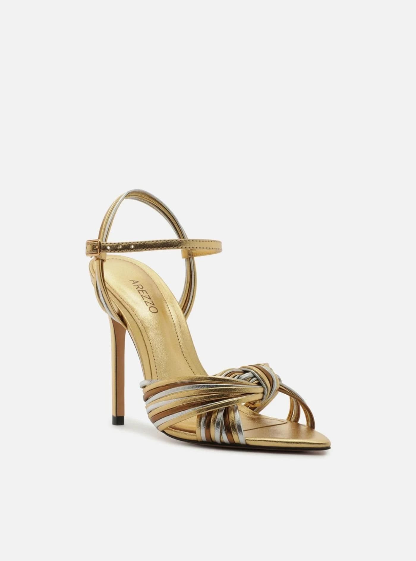 Sandalia x2skm - ouro/silver/bronze - image