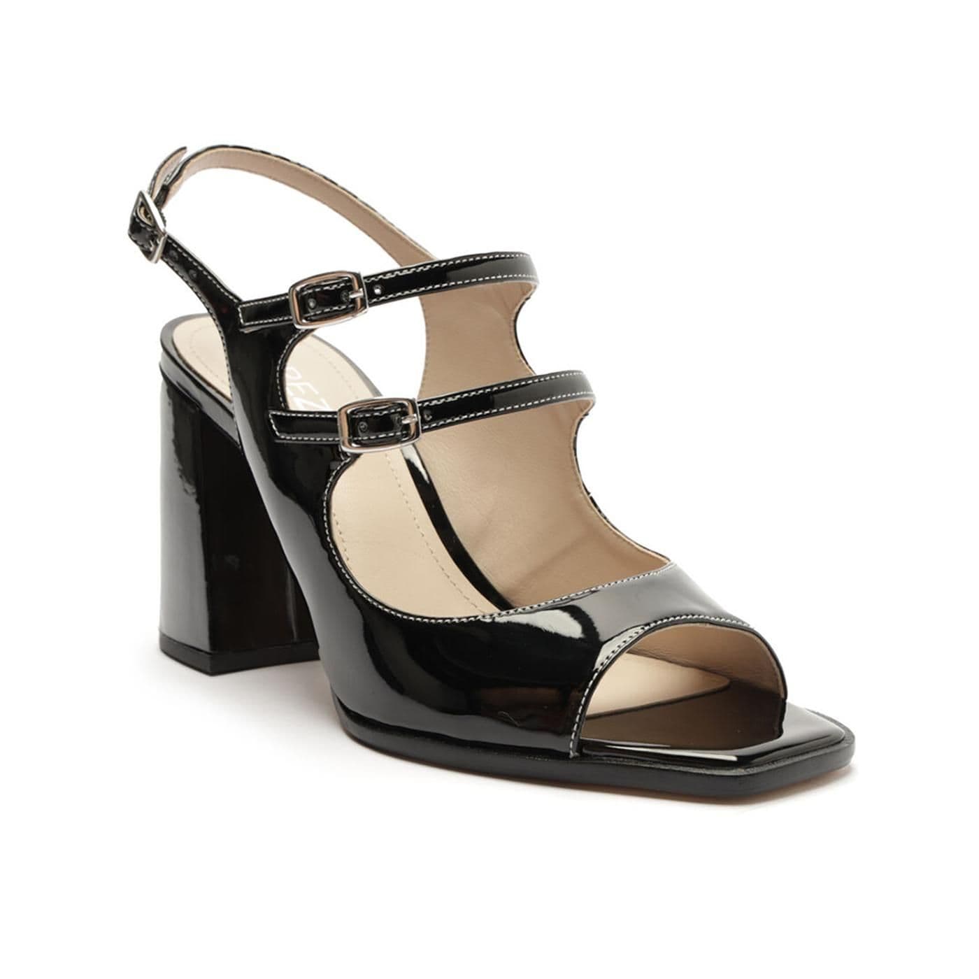 Sandalia tacon A1192300070002U x0 - preto - image