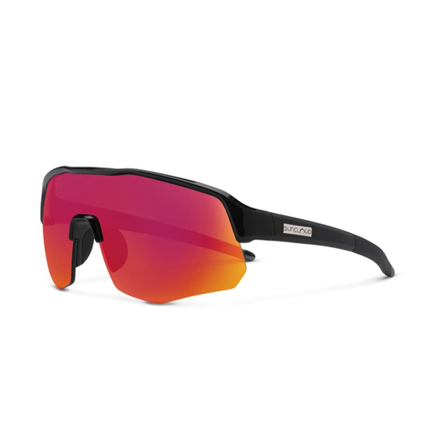 Cadence black + polarized red mirror lens