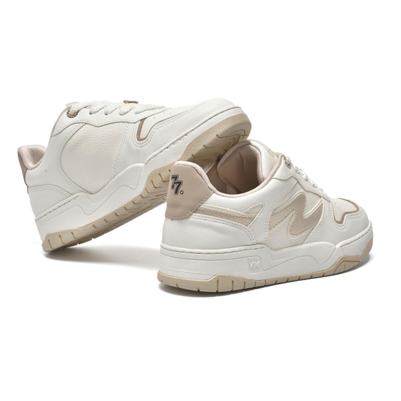 TENIS CASUAL 276-002-02 milk/branco/ginger/marfim i23/bege/ginger - image