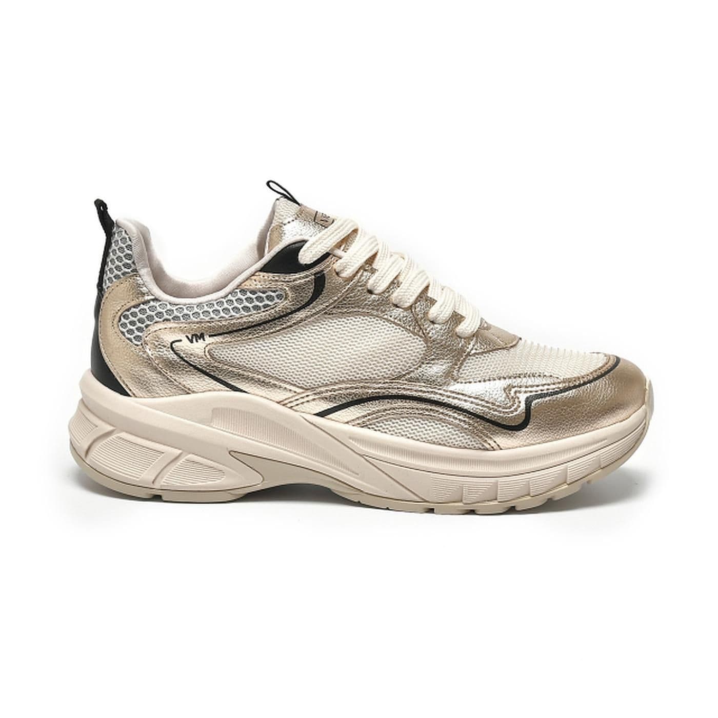 tenis casual gold/marfim i23/ice - image