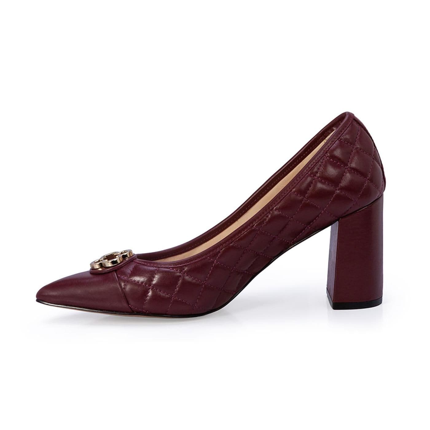 ZAPATO CERRADO 4018825 mestiço satinato borgonha - image