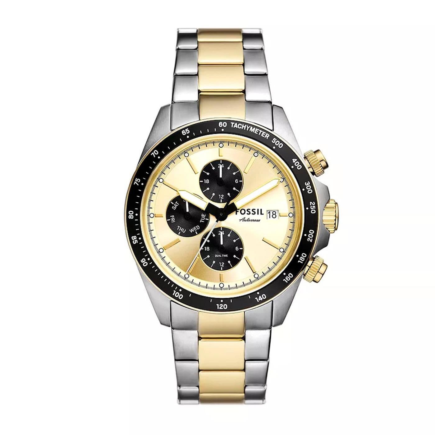 Reloj Autocross Multifunción silver/gold