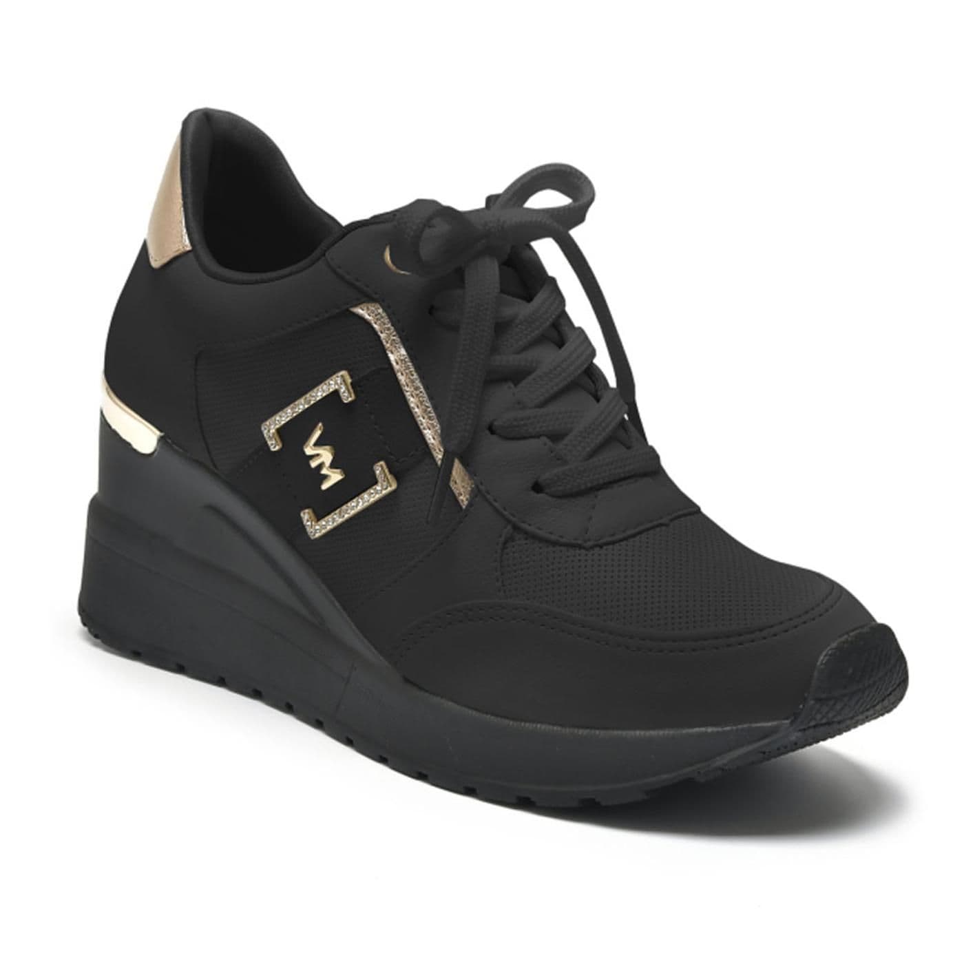 ZAPATILLA 046-011-13 preto/preto/gold/dourado