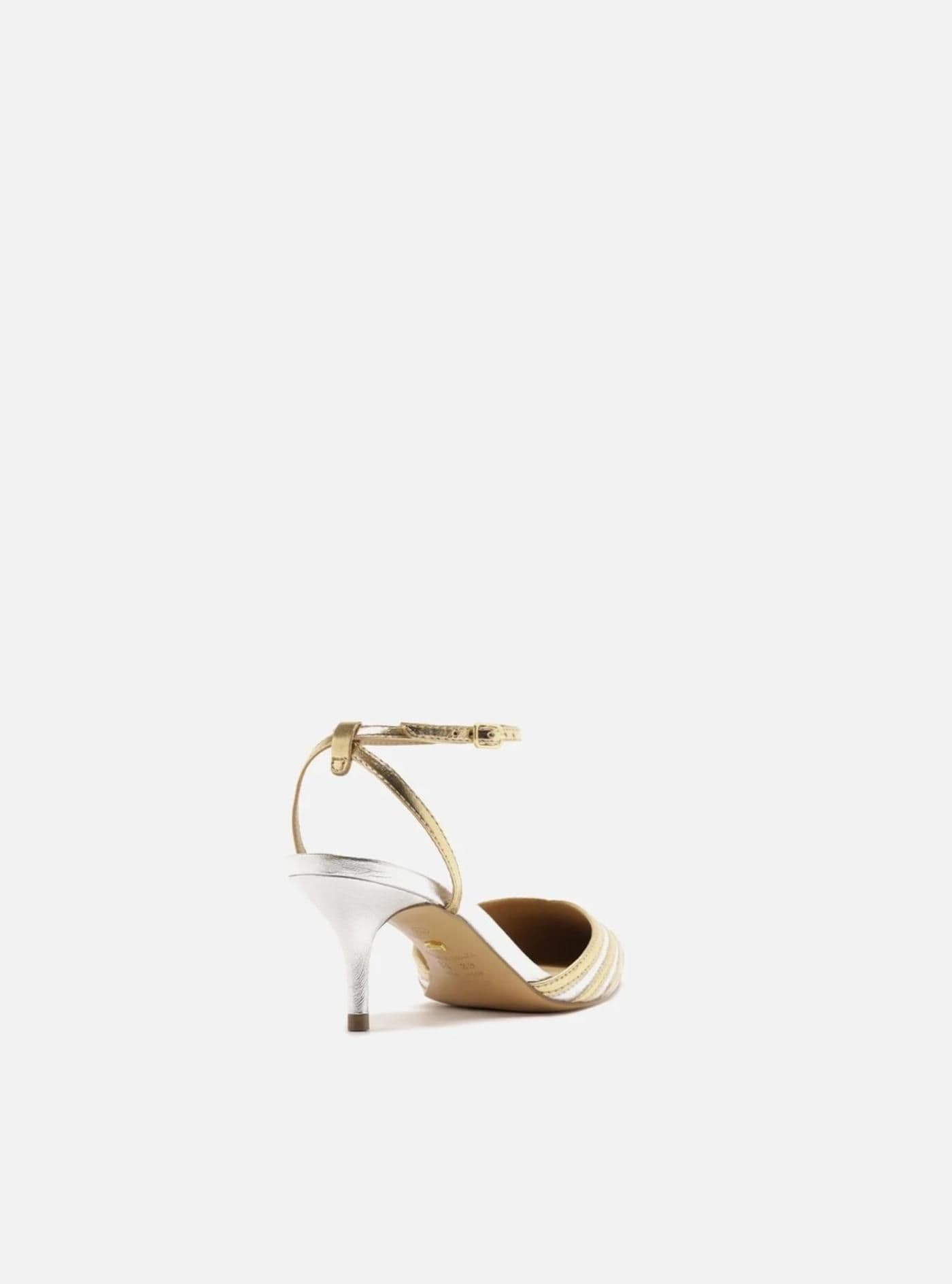 Scarpin Fivela x28pz - ouro/silver - image