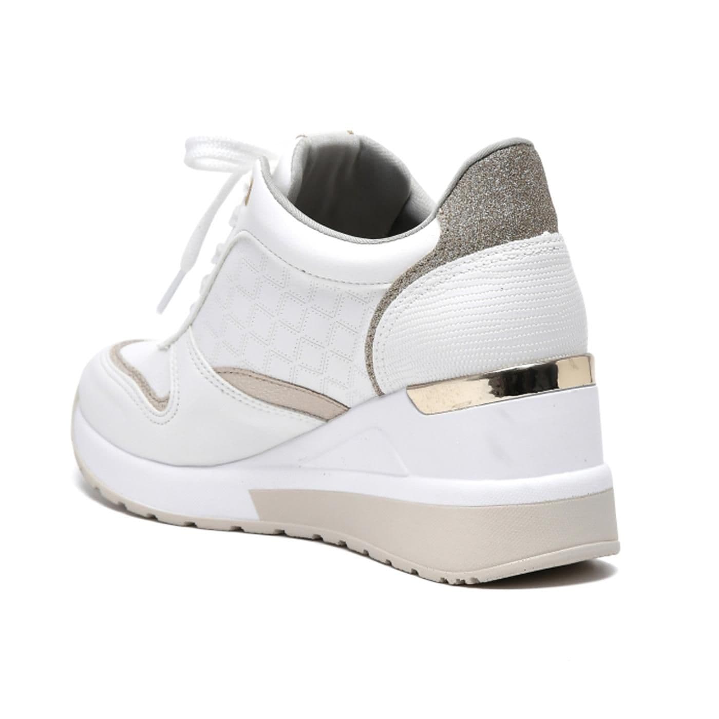 ZAPATILLA CASUAL NAPA  23-10807-03 white/gold - image