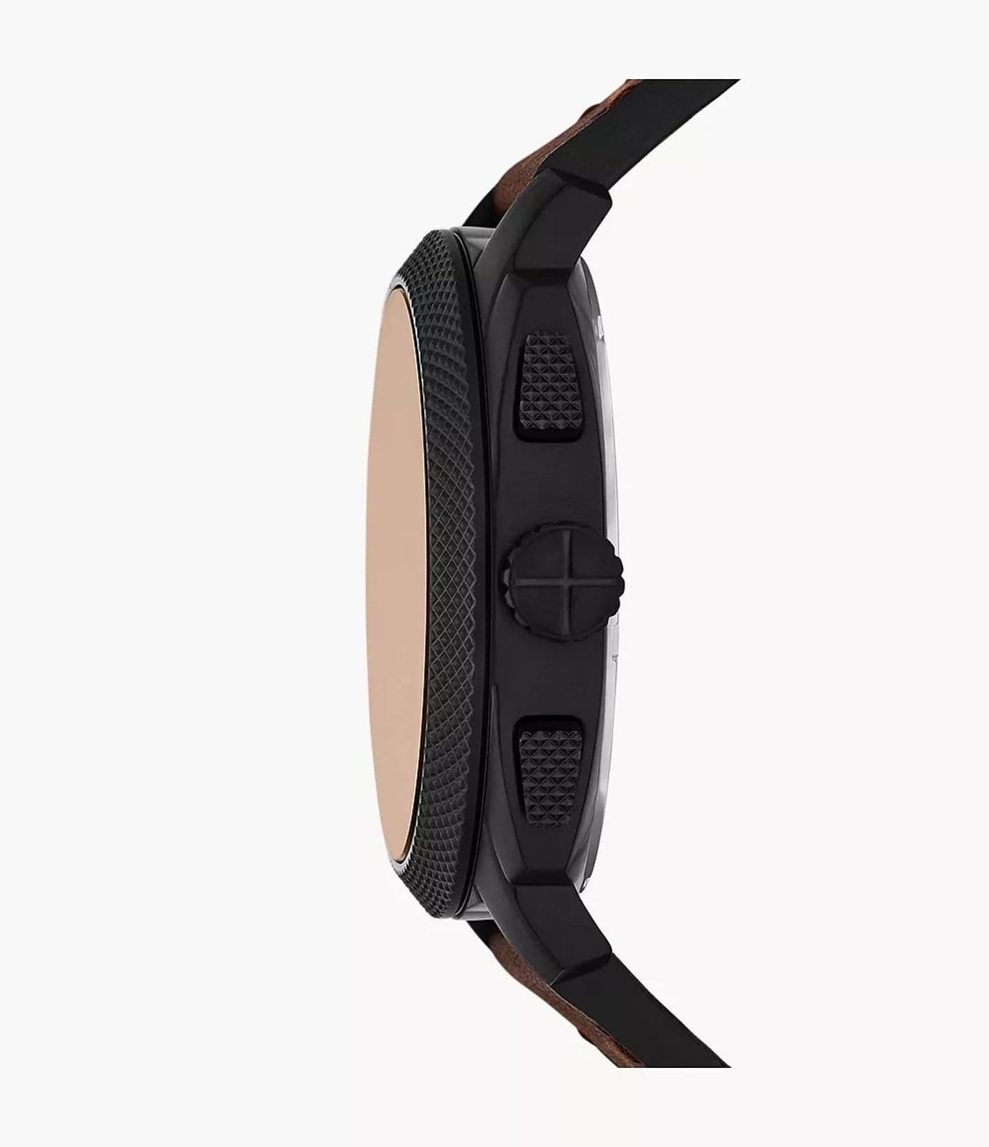 CARRAWAY DE PIEL DE COCODRILO MARRÓN CON TRES MANECILLAS brown - image