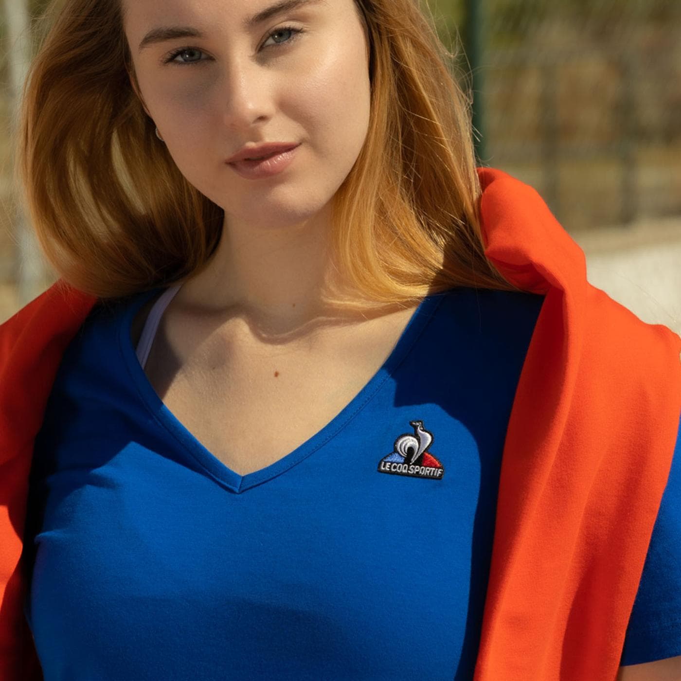 ESS Tee SS Col V N°1 W bleu electro - image