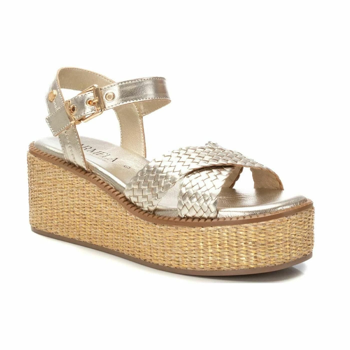 SANDALIA DE PIEL 162361 oro - image