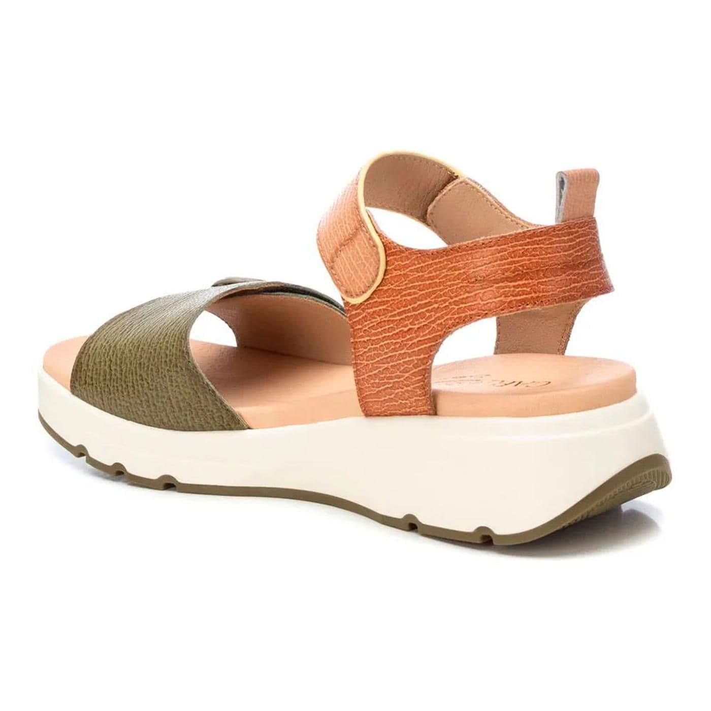 SANDALIA DE PIEL 162309 kaki - image