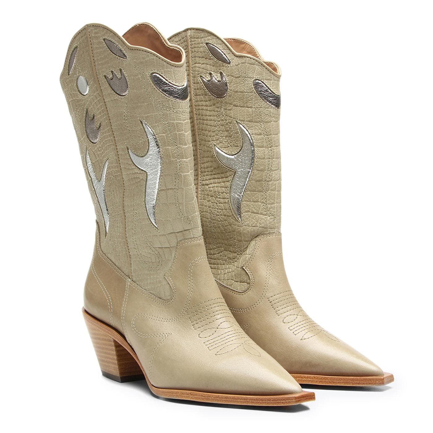 MONTREAL 1378004-21 croco soft shine sea kelp / prata - image