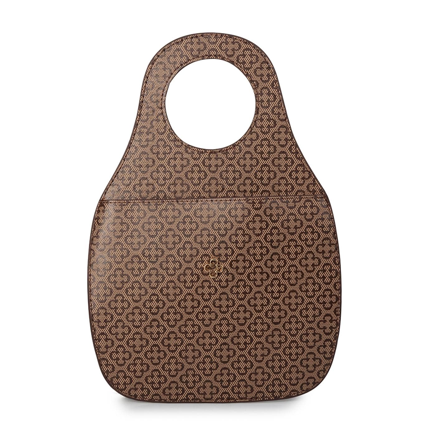 BOLSO 493437 liaison ind nocciola(camel) / banho ouro claro escovado