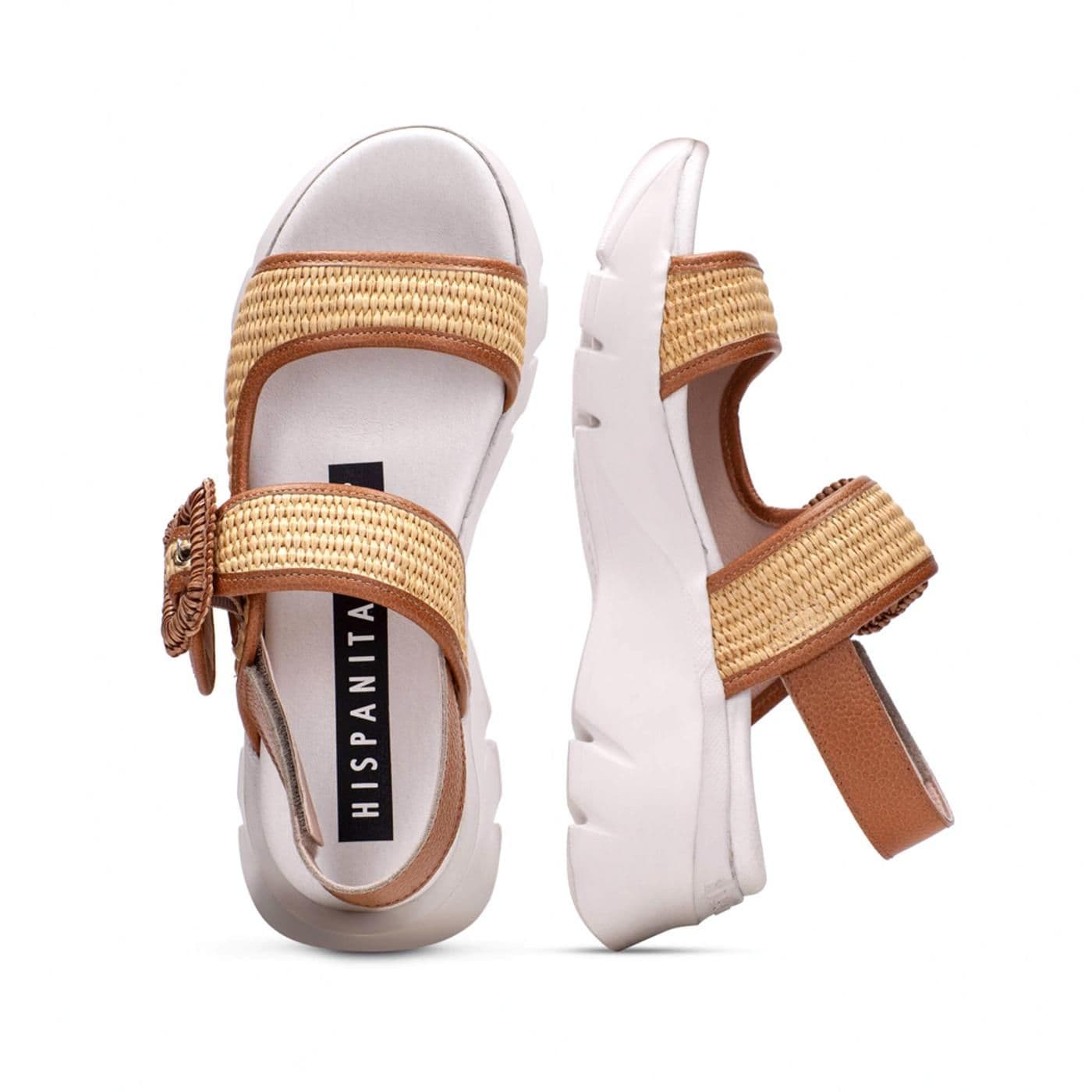 SANDALIA DAKAR latte/black - image