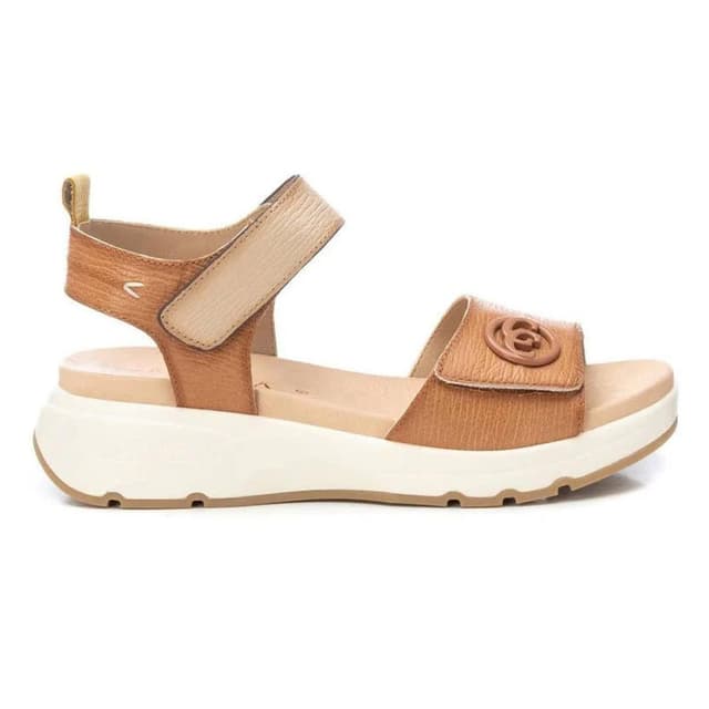 SANDALIA DE PIEL 162309 camel