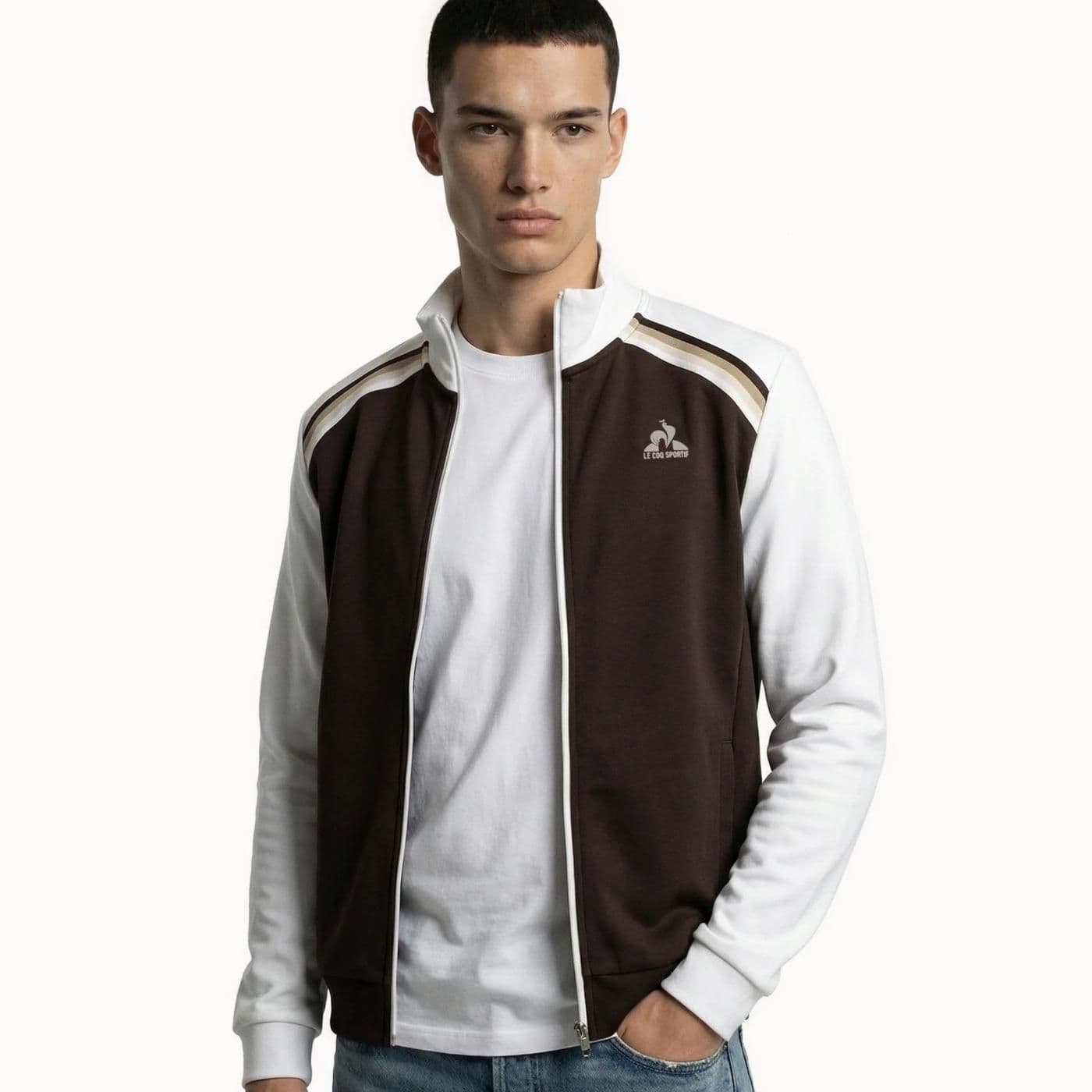 HERITAGE SP FZ Sweat N° M molé/marshmallow image.