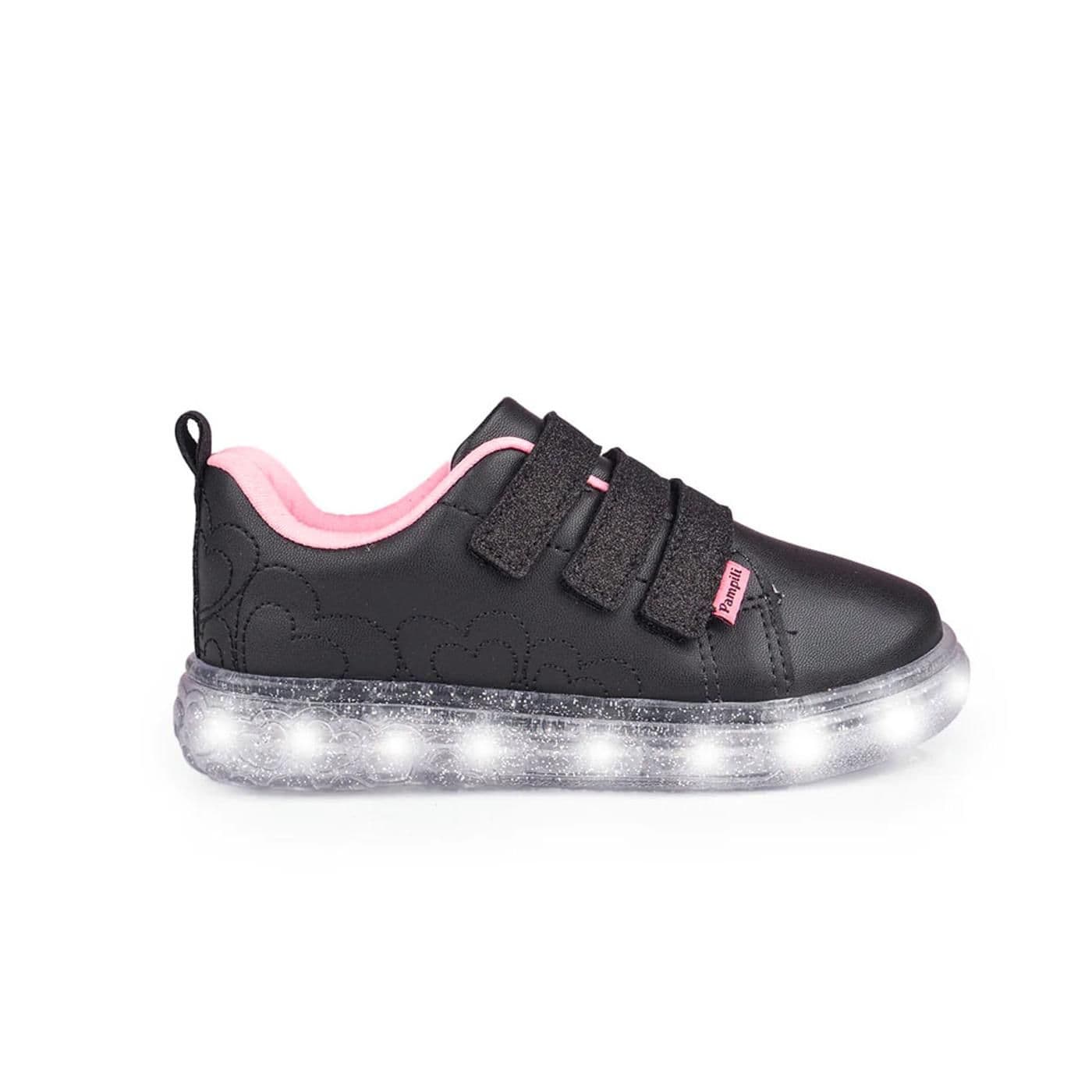 TENIS negro/luz neon rosa image.