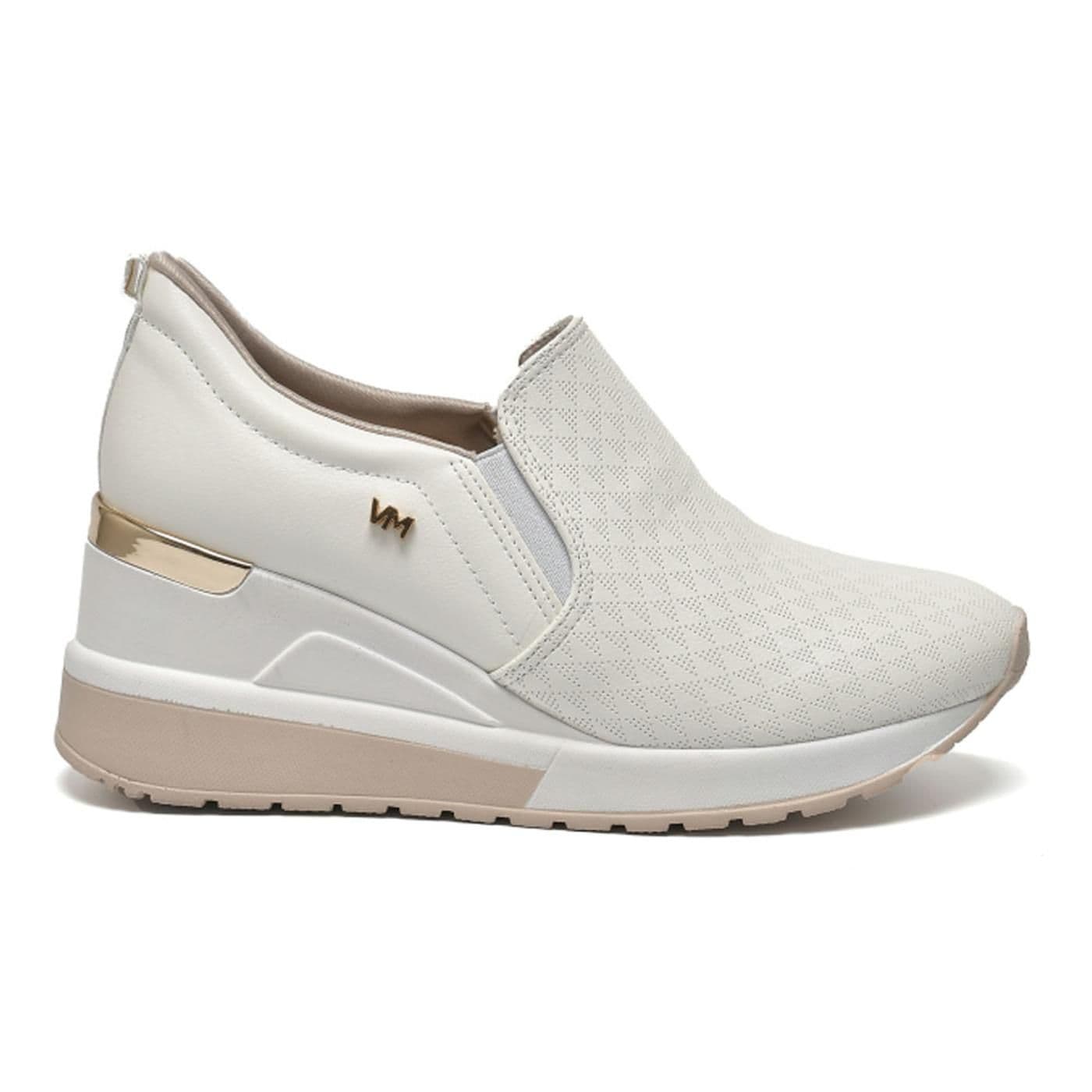 ZAPATILLA 046-002-12 milk/milk/dourado - image