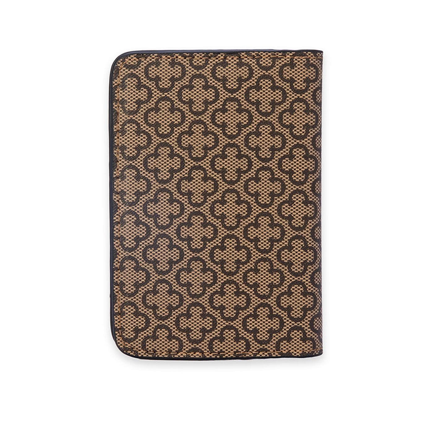 BILLETERA 493866 caimi & liaison ind nocciola(camel) / banho ouro claro escovado - image