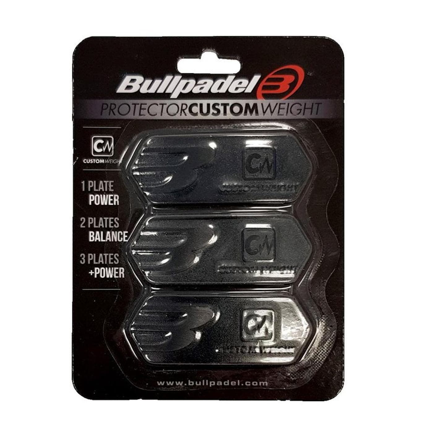 PROTECTOR BULLPADEL CUSTOM WEIGHT NEGRO  image.