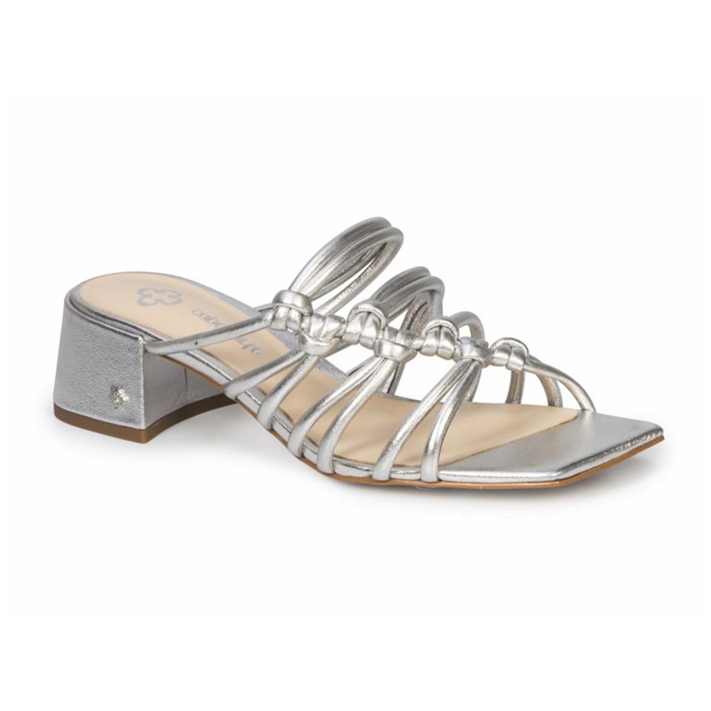 4016944-10 SANDALIA TACON prata